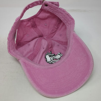 Buyers Products Company Pink One Size Baseball Cap Slideback Hat Wolf Mascot