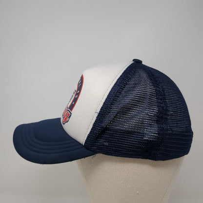 Functional F45 Training Trucker Hat Blue One Size Adjustable Mesh Back 6 Panel