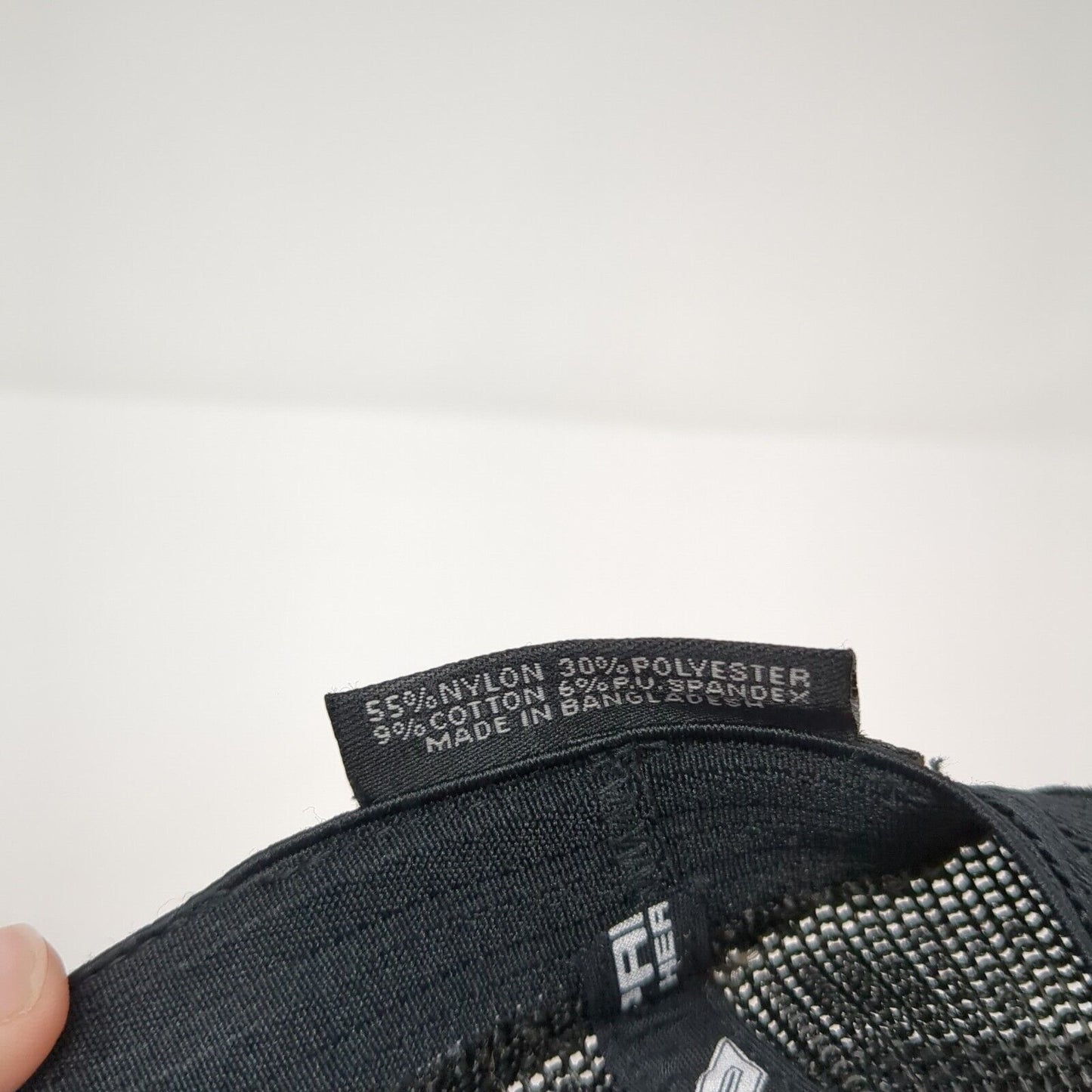 Zack Telford 17 Fitted Trucker Hat Black 6 7/8-7 3/8 Flexfit Embroidered Mesh