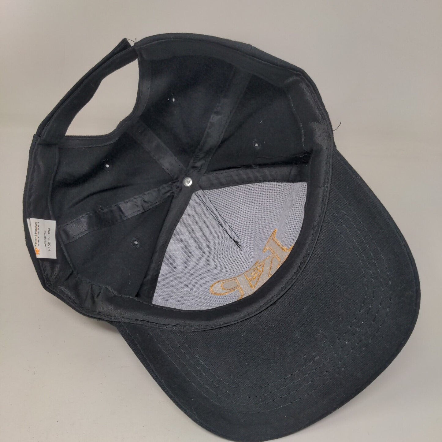 K&P Kanner & Pintaluga Strapback Hat Black One Size Accident Attorney