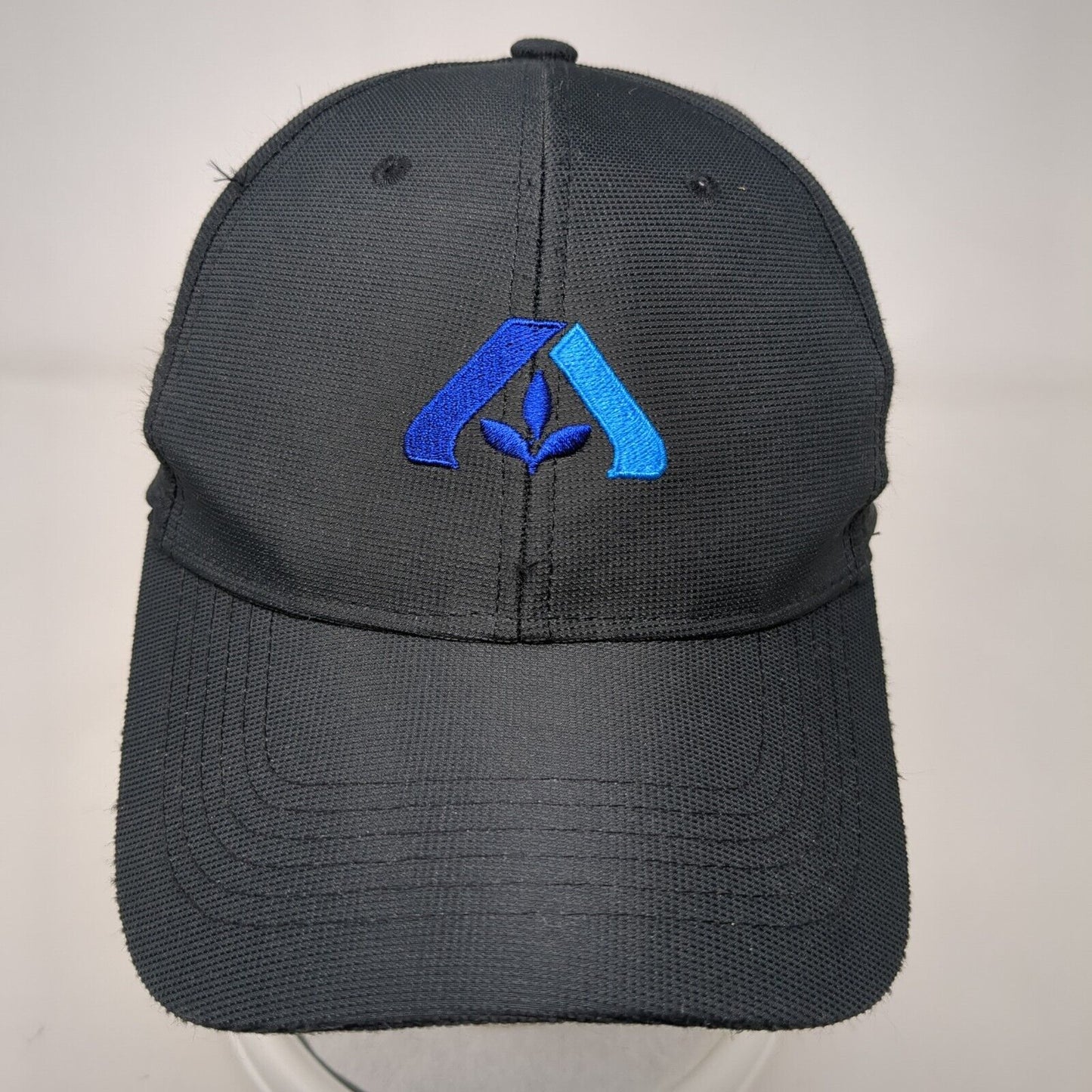 Image Solutions Strapback Hat Black OSFA Solid Adjustable Embroidered