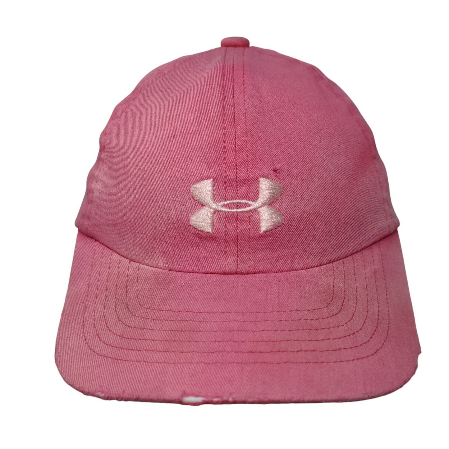 Under Armour Youth Slideback Hat Pink One Size Adjustable Embroidered 6 Panel