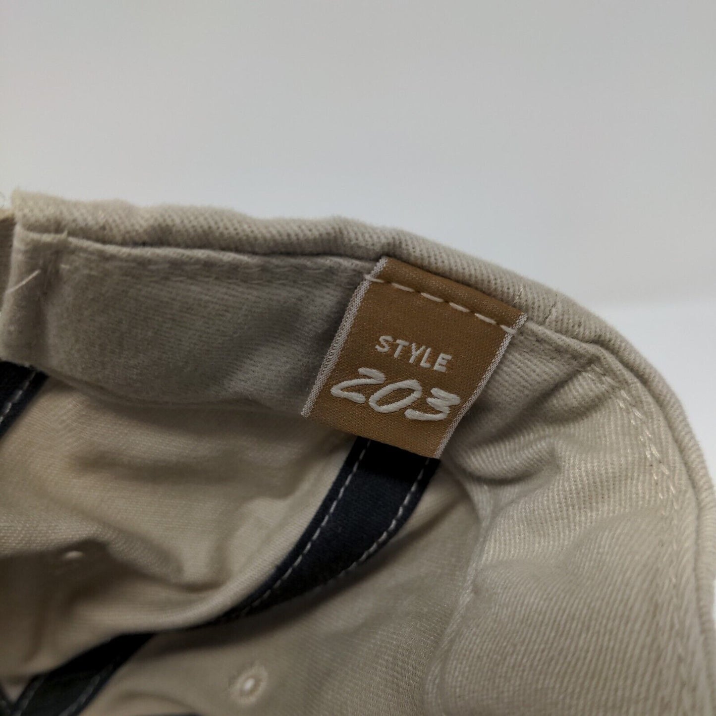 The Amateur Strapback Hat Tan One Size Solid Embroidered Richardson
