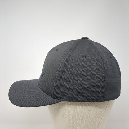 US Ecology Fitted Hat Gray S/M Flexfit Embroidered Sport-Tek 6 Panel