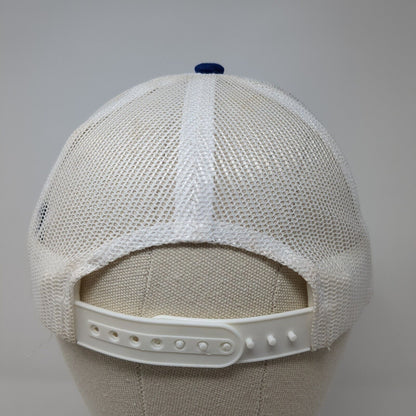 4 Diamond Productions Snapback Trucker Hat Blue Youth One Size Mesh Back