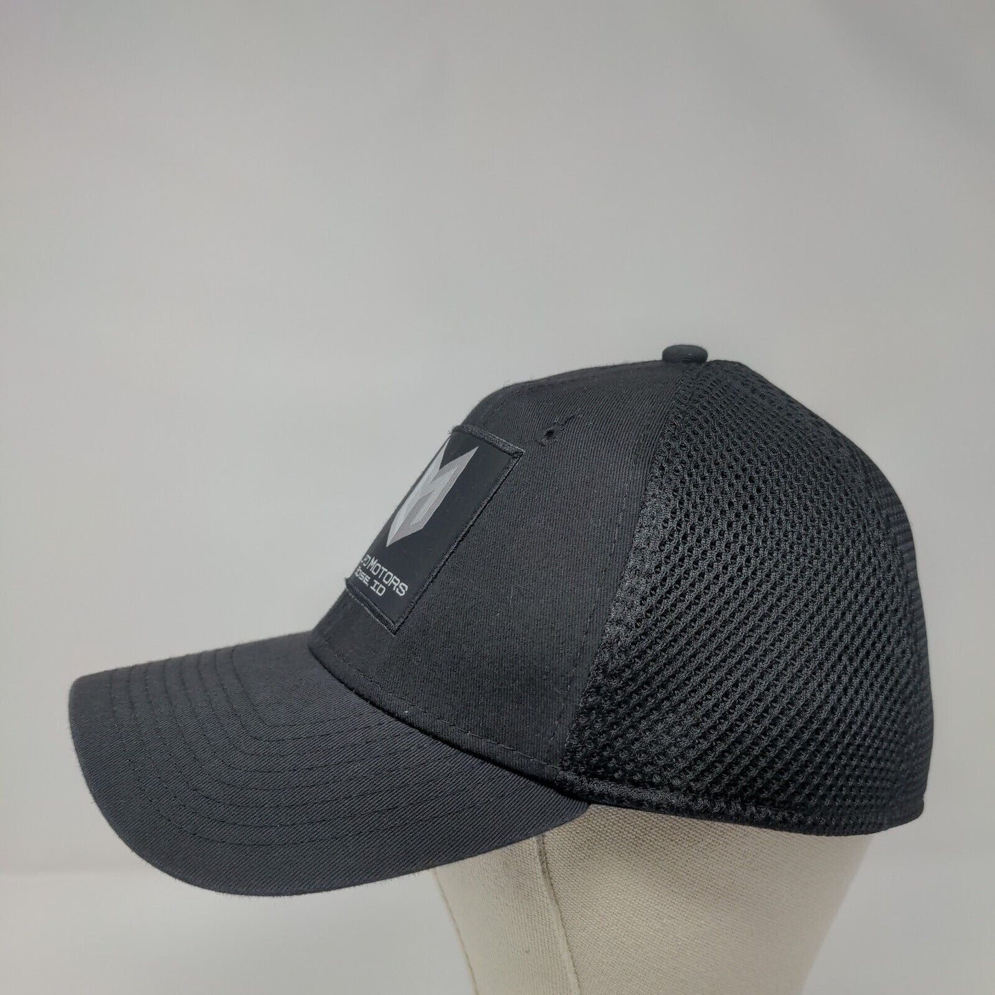 Lupo Motors Boise ID Fitted Trucker Hat L/XL 6 Panel Vented Holes New Era Cotton