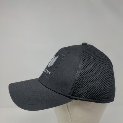 Lupo Motors Boise ID Fitted Trucker Hat L/XL 6 Panel Vented Holes New Era Cotton