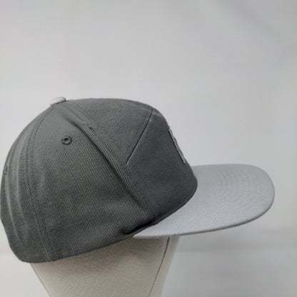 Dragon Alliance Patch Snapback Hat Gray OSFA Adjustable Vent Holes