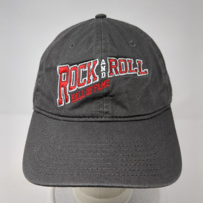 Rock And Roll Hall Of Fame Slideback Hat Gray OS Adjustable Embroidered 6 Panel