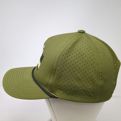 Pacific Headwear Trucker Hat Green OSFM Gowen Thunder Airshow Rope Perforated