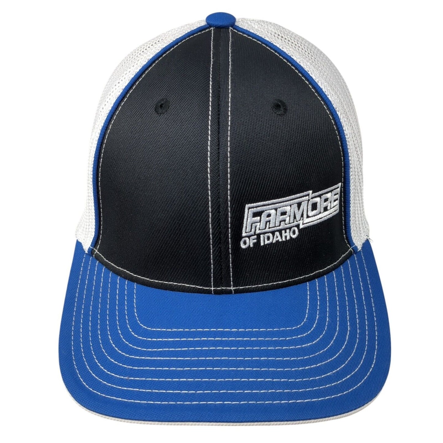 Farmore of Idaho Fitted Mesh Back Trucker Hat Multi 7 3/8-8 Reinke