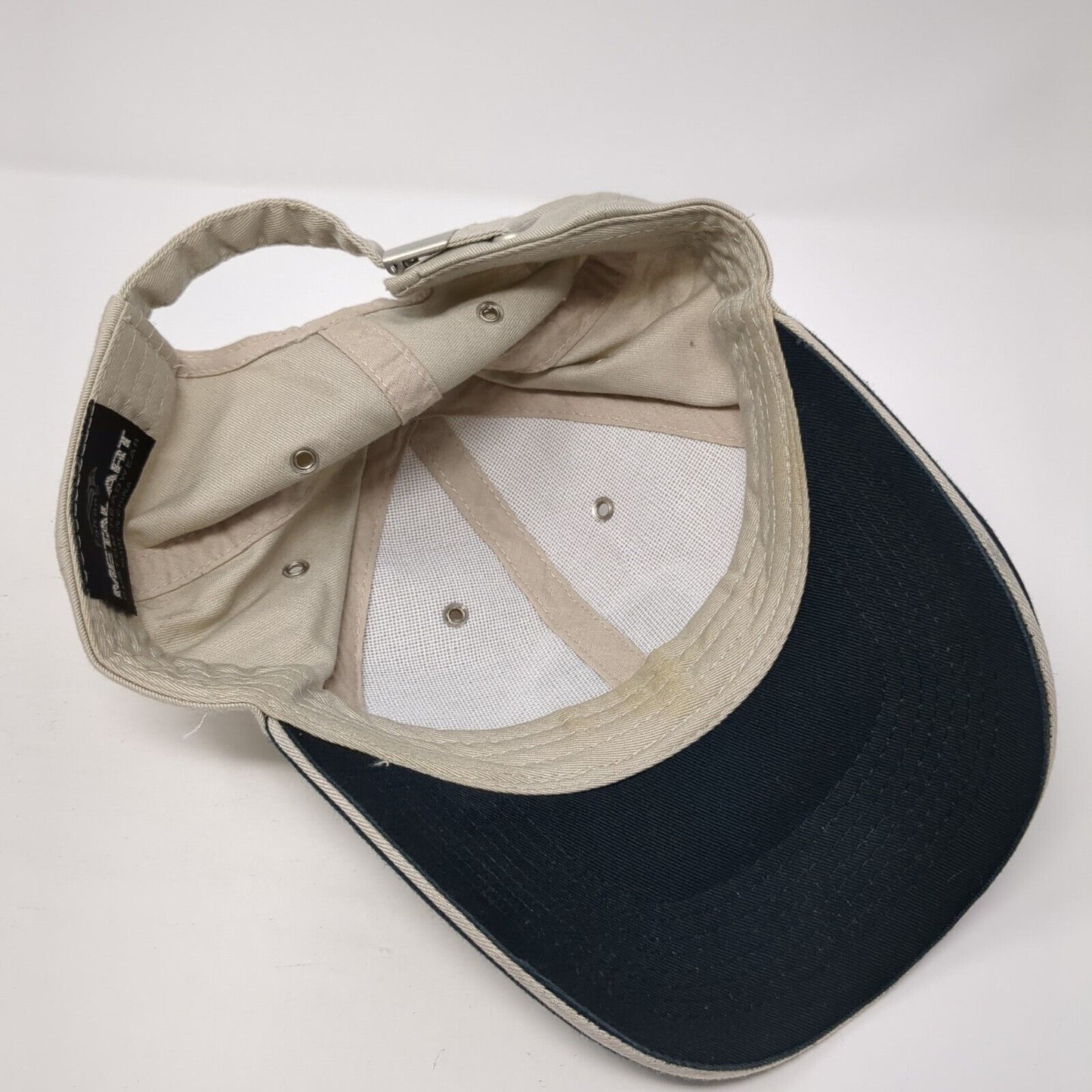 Arkansas Natural State Slideback Hat Tan One Size Falcon Metal Art