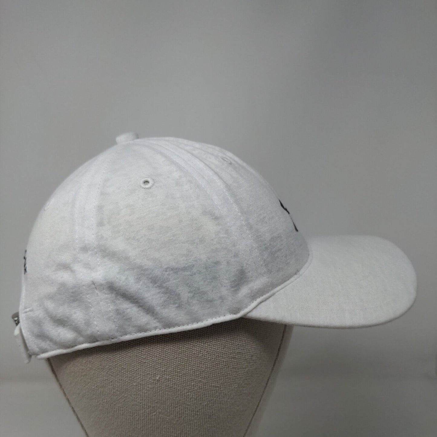 Under Armour Women's Slideback Hat White OSFA Adjustable Embroidered 6 Panel