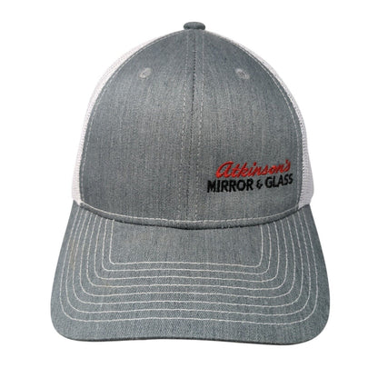 Atkinson's Mirror & Glass Snapback Trucker Hat Gray One Size Outdoor Cap