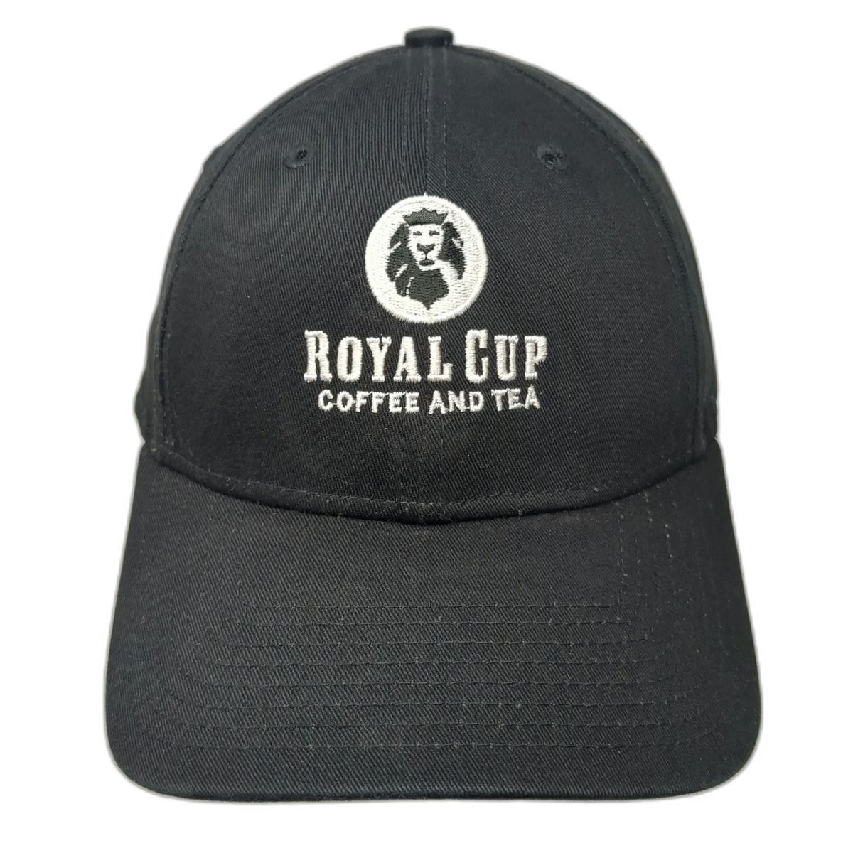 New Era Baseball Cap Black One Size Royal Cup Coffee and Tea Strapback Hat