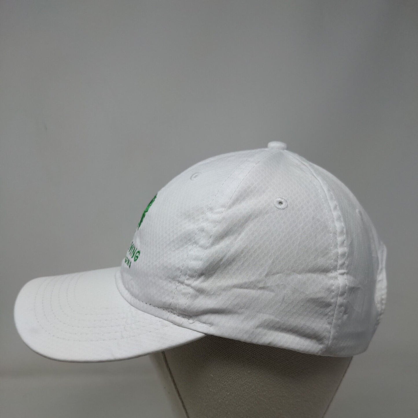 Real Living Productions Slideback Hat White One Size Adjustable Embroidered