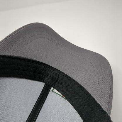 Krispy Kreme Doughnuts Snapback Trucker Hat Gray OS Adjustable Mesh Back HALO