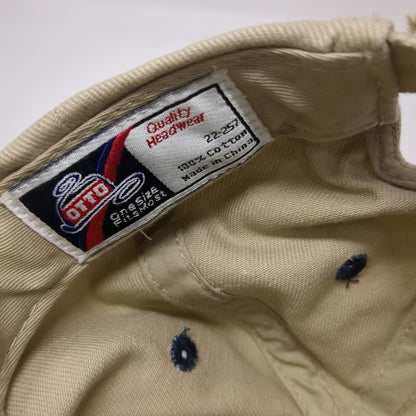 OTTO Baseball Cap Beige One Size Grundfos Logo Strapback Sandwich Bill Hat