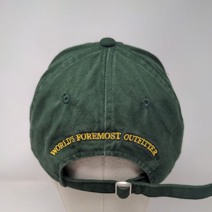 Cabela's Worlds Foremost Outfitters Slideback Hat Green OSFA Adjustable 6 Panel