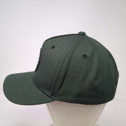 Brixton 5 Panel Gray Hat One Size Snapback Shield Patch Wool Blend MFG CO Cap