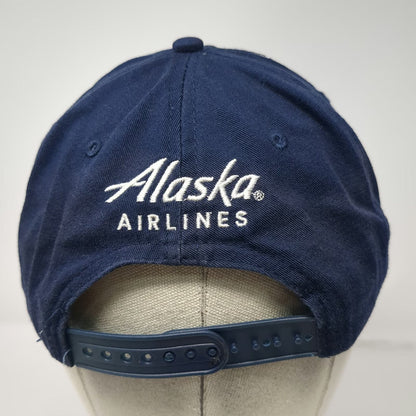 Alaska Airlines Snapback Blue Hat One Size Phoenix Seattle Kraken Embroidered