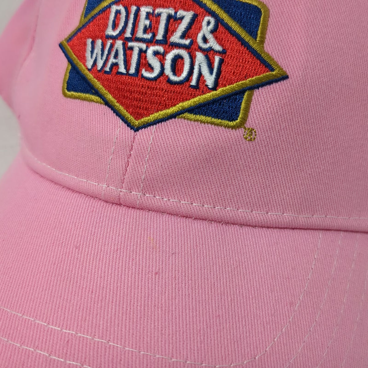 Dietz & Watson Baseball Cap Pink One Size Strapback Susan G Komen Hat Logo Meats