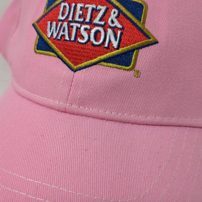 Dietz & Watson Baseball Cap Pink One Size Strapback Susan G Komen Hat Logo Meats