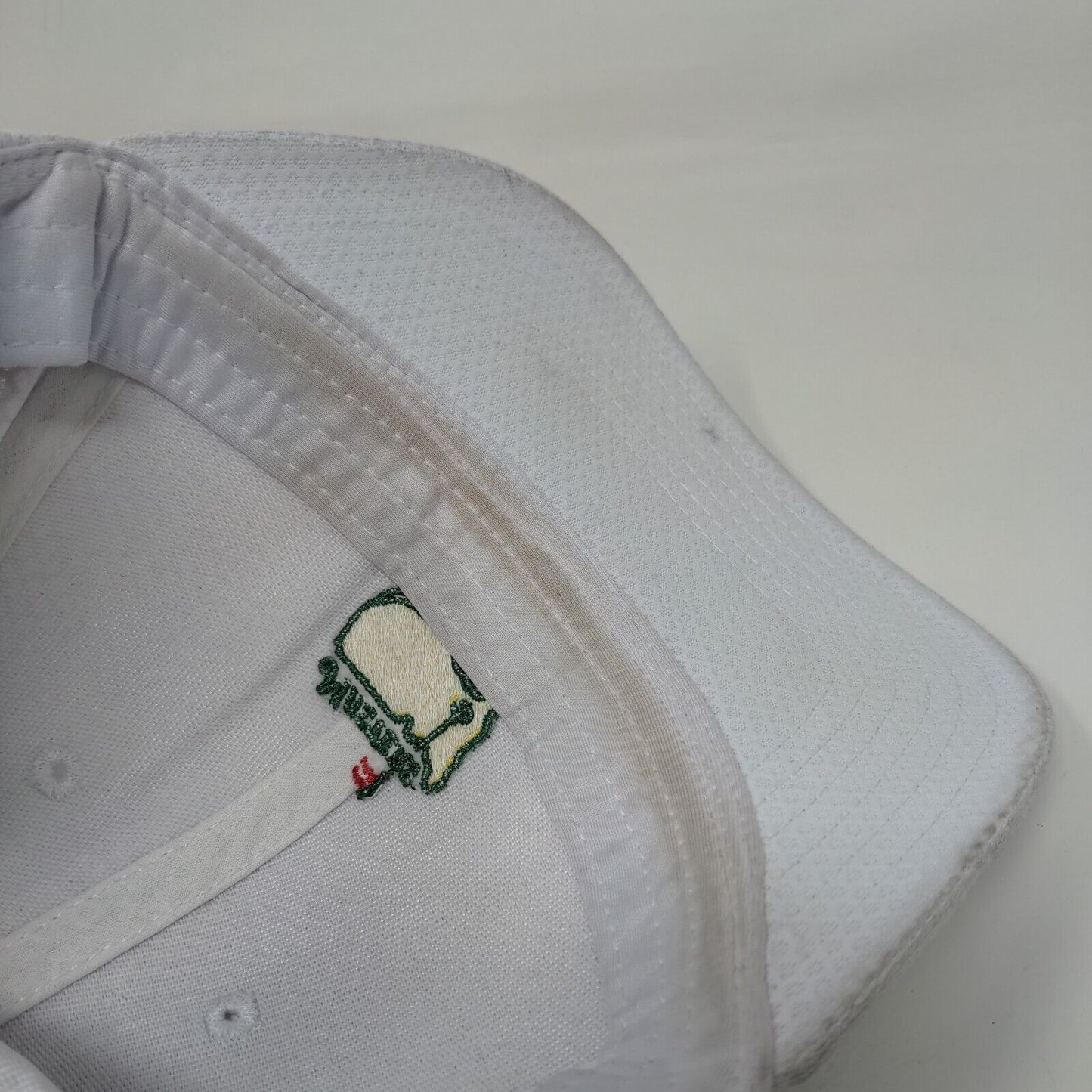 Masters Strapback Hat White One Size Adjustable Embroidered American Needle