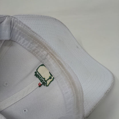 Masters Strapback Hat White One Size Adjustable Embroidered American Needle