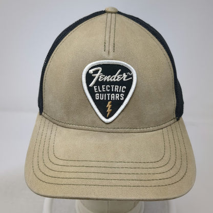 Fender Electric Guitars American Needle Trucker Hat Beige One Size Snapback Mesh