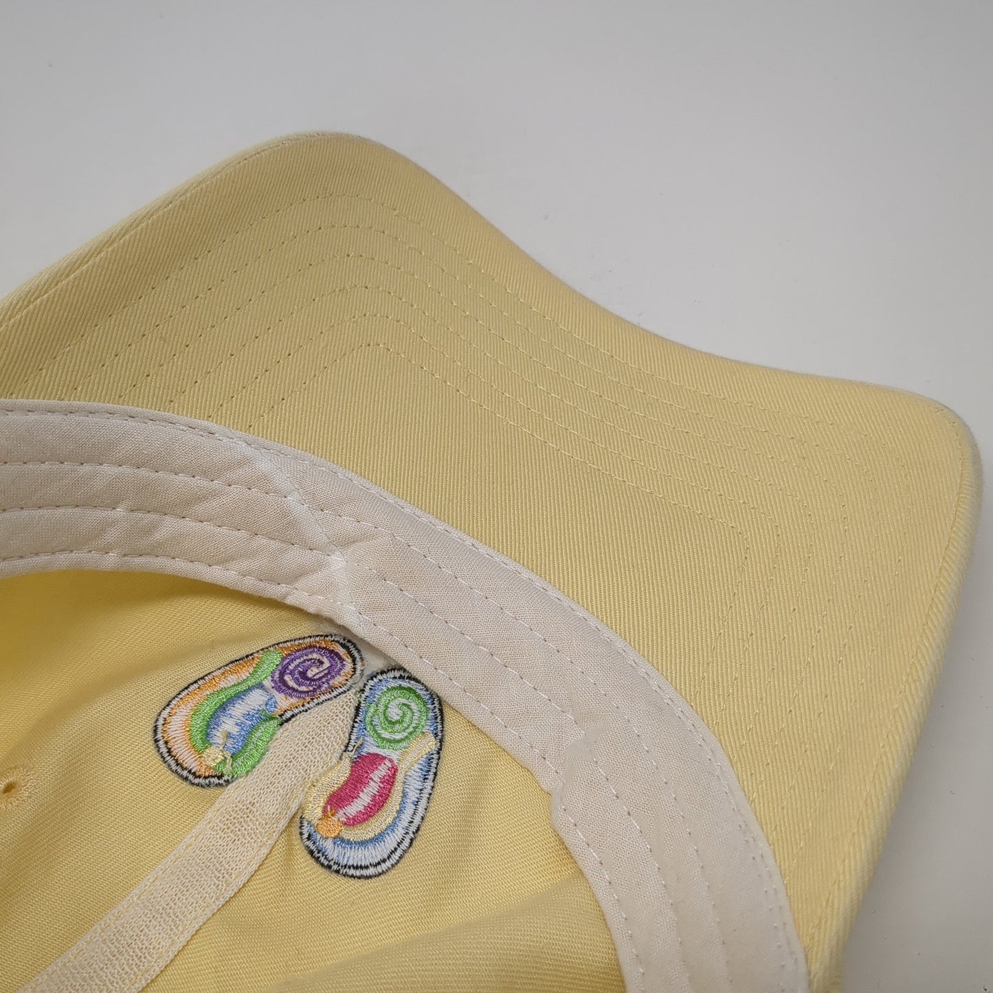 Florida Slideback Baseball Cap Yellow OS Adjustable Embroidered Royal Crown