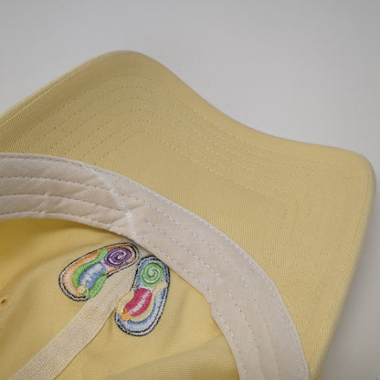 Florida Slideback Baseball Cap Yellow OS Adjustable Embroidered Royal Crown
