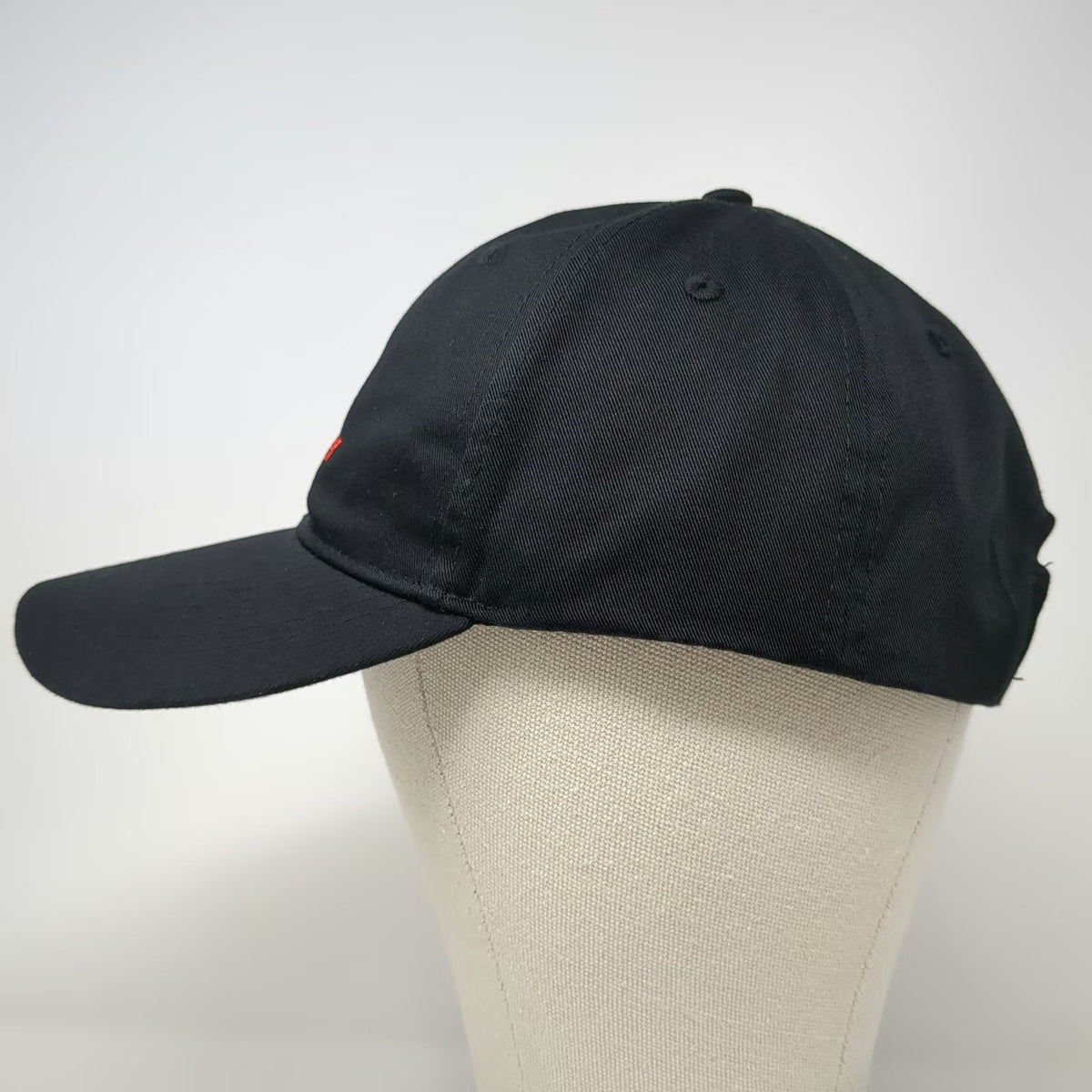 Baseball Cap Black One Size Embroidered Fred Meyer Logo Strapback Retail hat