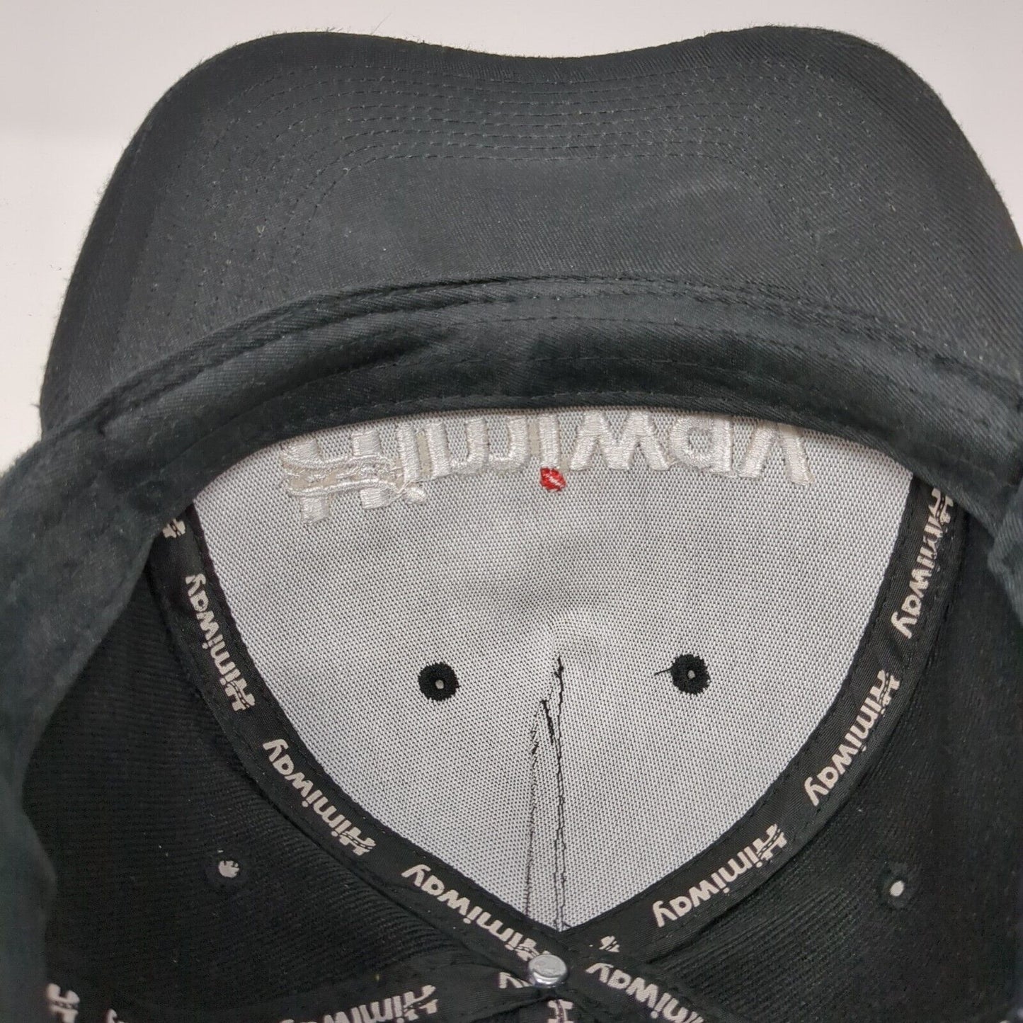 Himiway Snapback Hat Black One Size Solid Embroidered Adjustable