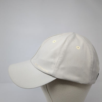 REI Cooperative Strapback Hat Tan One Size Adjustable Solid 6 Panel