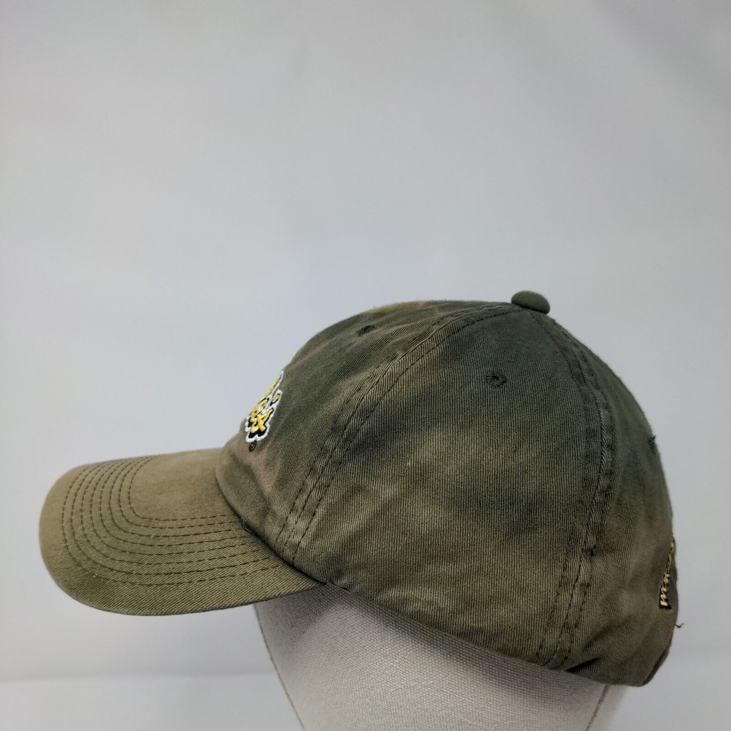 Cabela's World Foremost Outfitter Slideback Hat Green OS Adjustable Embroidered