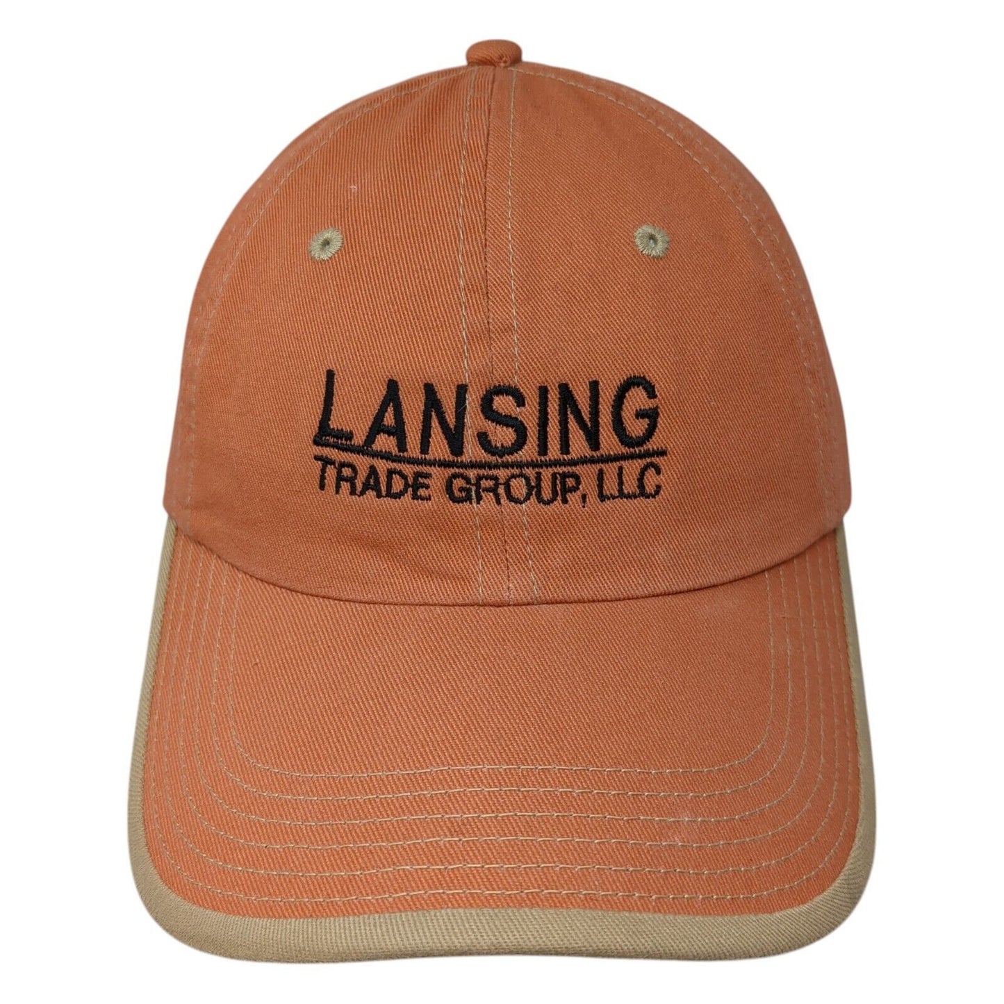 Lancing Trade Group LLC Strapback Hat Orange One Size Adjustable Port Authority