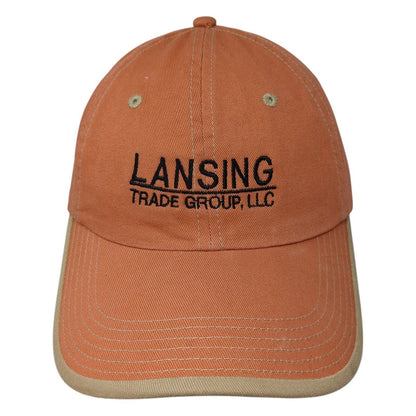 Lancing Trade Group LLC Strapback Hat Orange One Size Adjustable Port Authority