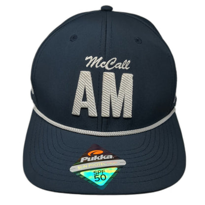 Pukka Snapback Blue One Size McCall AM Quest Groups N2G Nutrition2Go Rope Hat