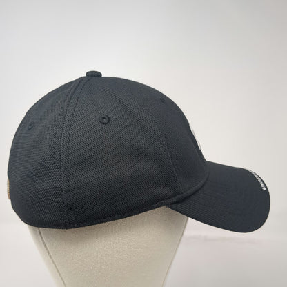 Under Armour Baseball Cap Black Size M Logo Curved Brim Stretch Fit HeatGear Hat