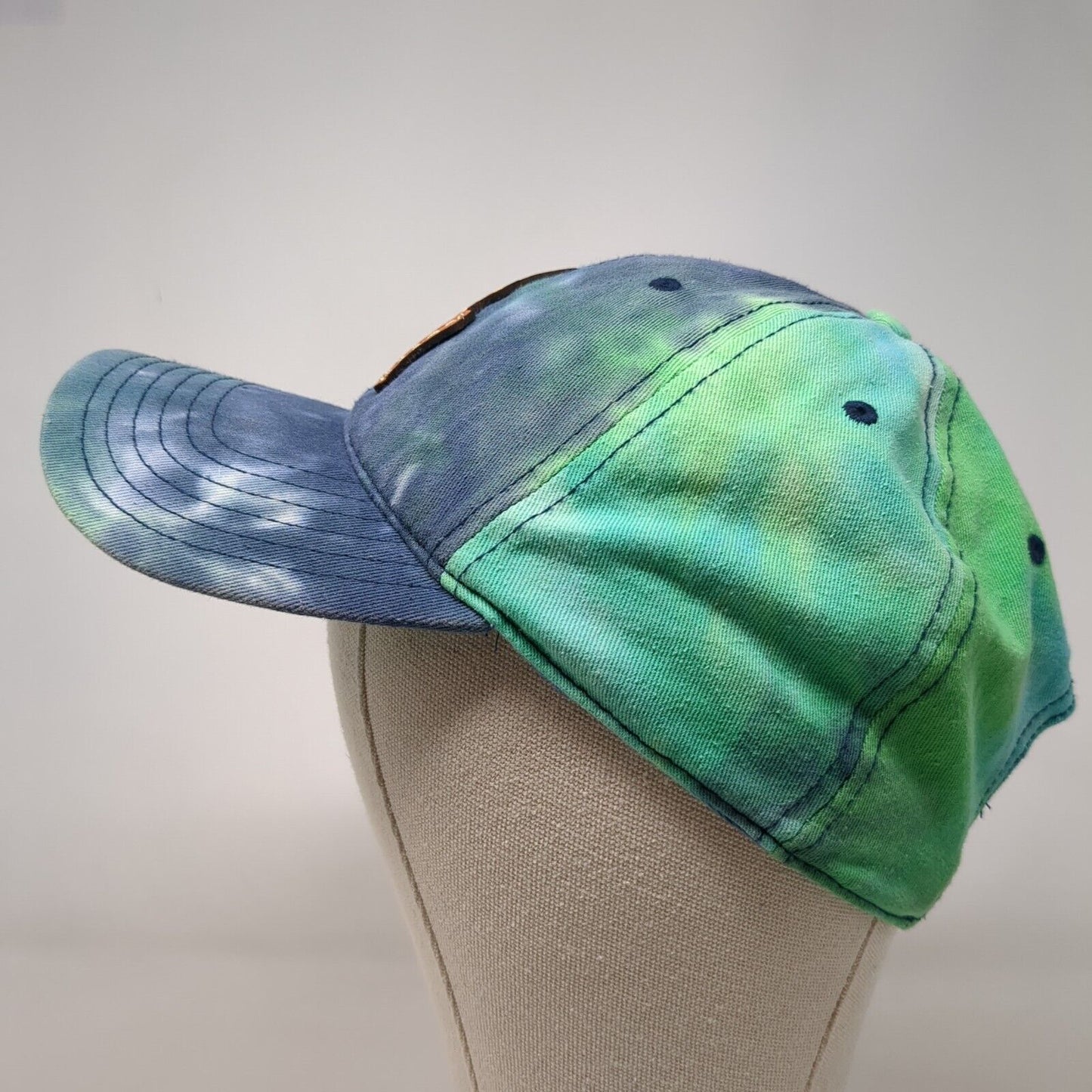 Idaho Slideback Hat Multi One Size Tie Dye Leather Patch Sportsman