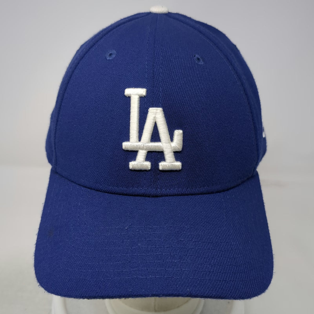 New Era Los Angeles Dodgers MLB Baseball Cap Blue XL Stretch Fit 39THIRTY Hat