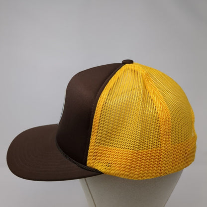 Brigade Wake Surf Snapback Trucker Hat Multicolor OS Adjustable Mesh Back Rope