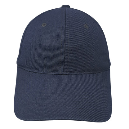 Lids Strapback Baseball Cap Blue One Size Adjustable Vented Holes 6 Panel Blank