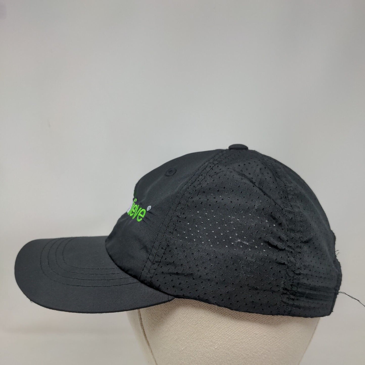 Trulieve Strapback Hat Black One Size Embroidered Laser Cut Port Authority