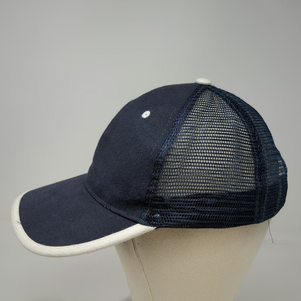 Prime Line Bank Gloucester Hat Blue One Size Baseball Cap Mesh Strapback