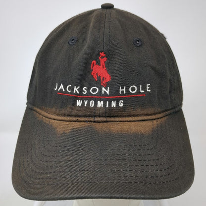 Gear For Sports Jackson Hole Wyoming Baseball Cap Black OSFM Bucking Bronco Hat