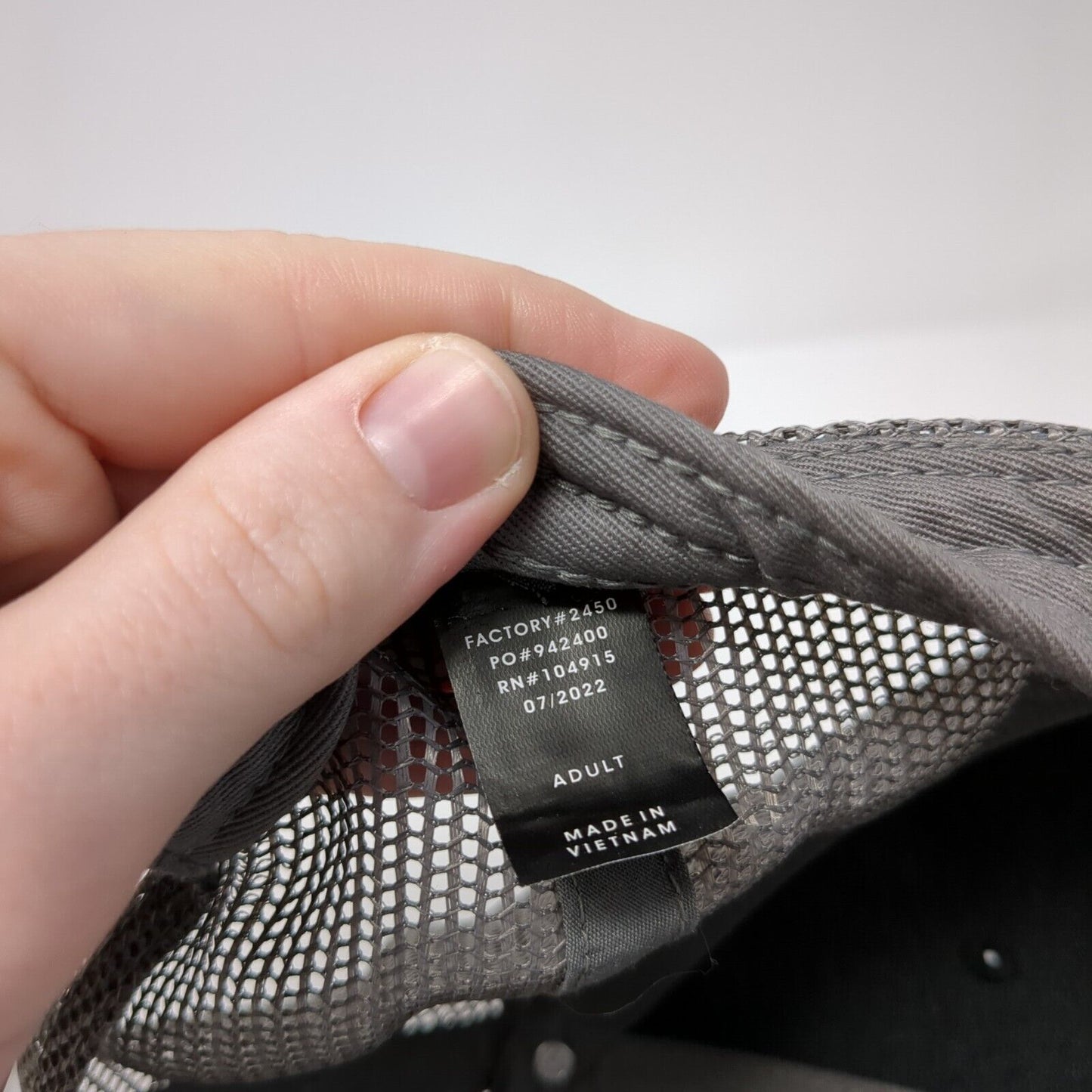 Intermountain Gas Company Snapback Trucker Hat Black One Size Mesh Back