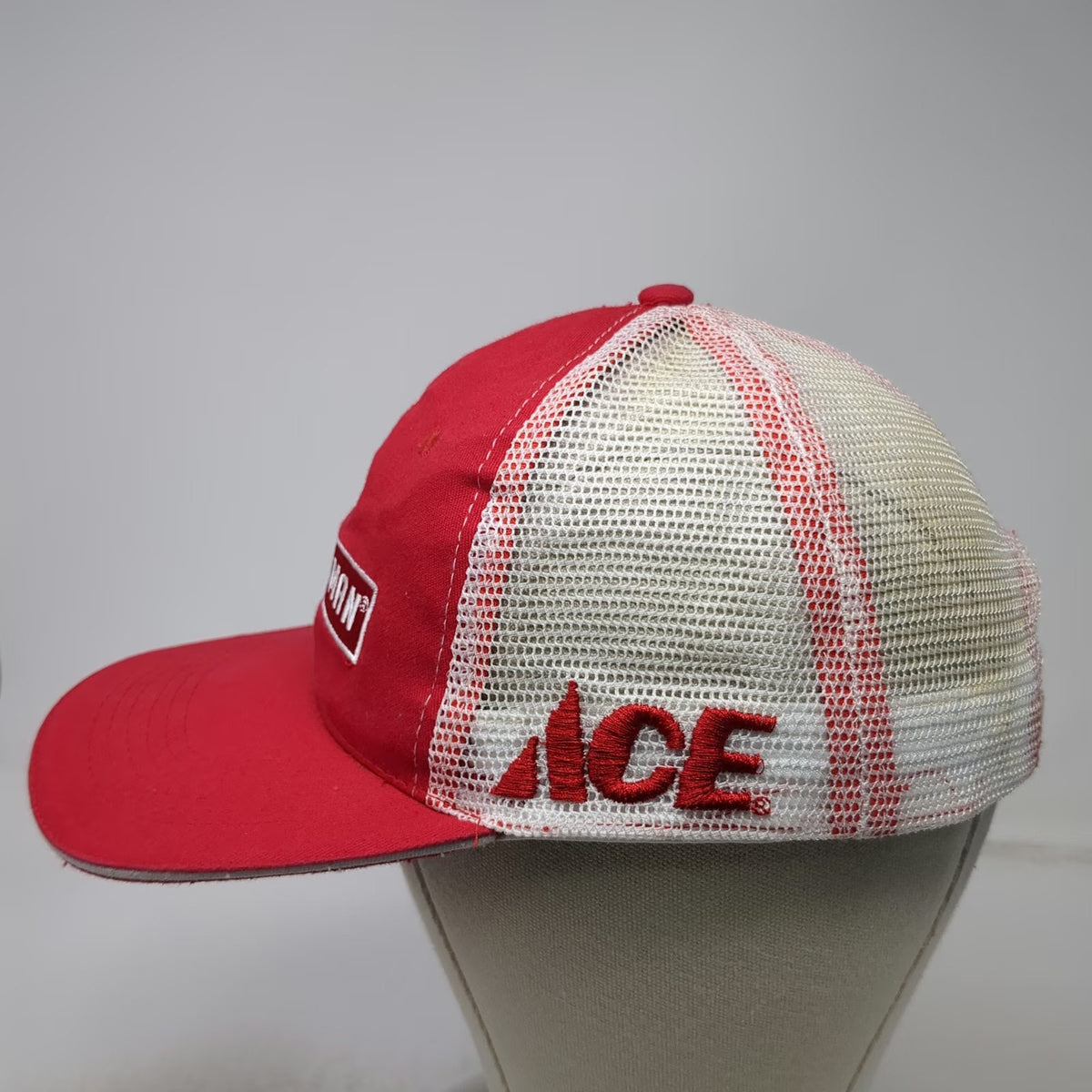 Craftsman Ace Hardware Trucker Hat Red One Size Mesh Back Snapback Tool Brand