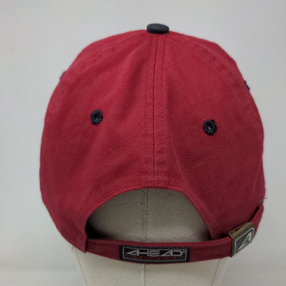 Players Club Slideback Hat One Size Red Embroidered Classic Cut Ahead Vintage